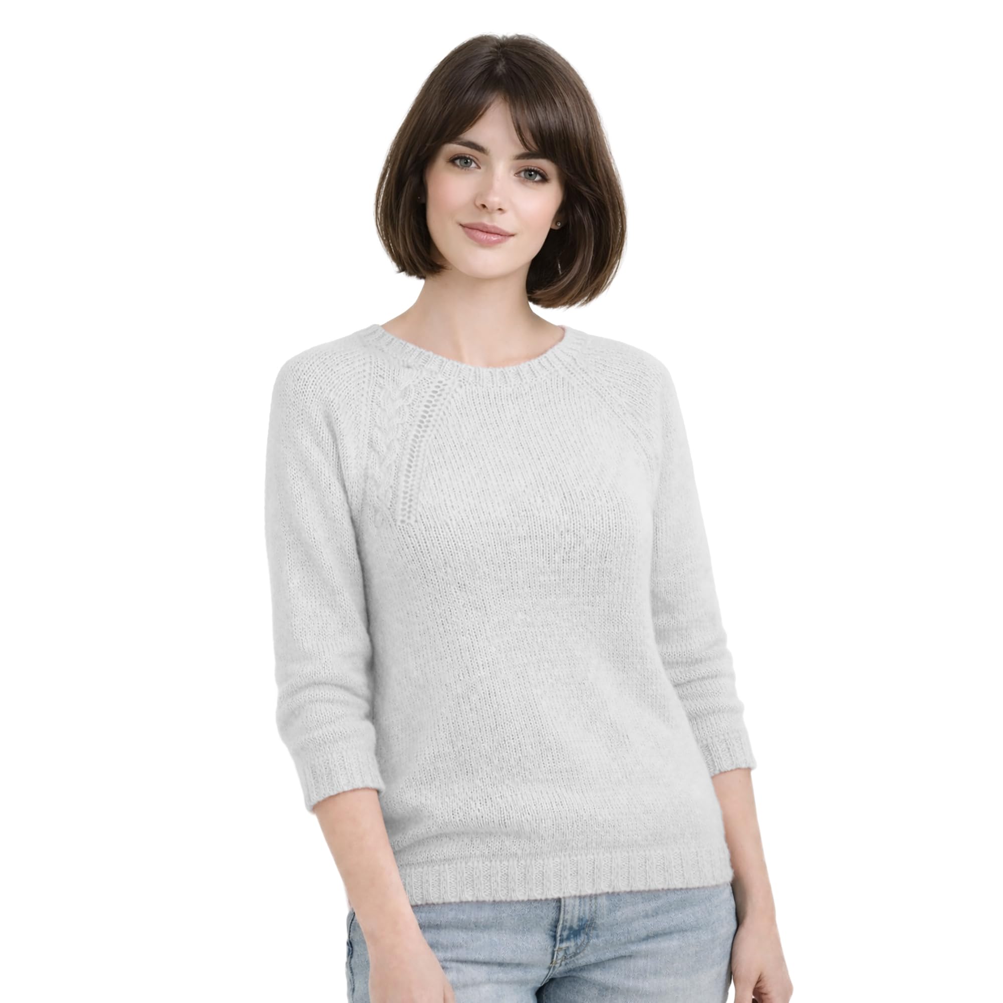 5 Ovillos 100% cachemira Lana Gatto Luxury Linea Prestige, para punto y ganchillo, 125 gr. 375 mt (Gris - 12504, 5)