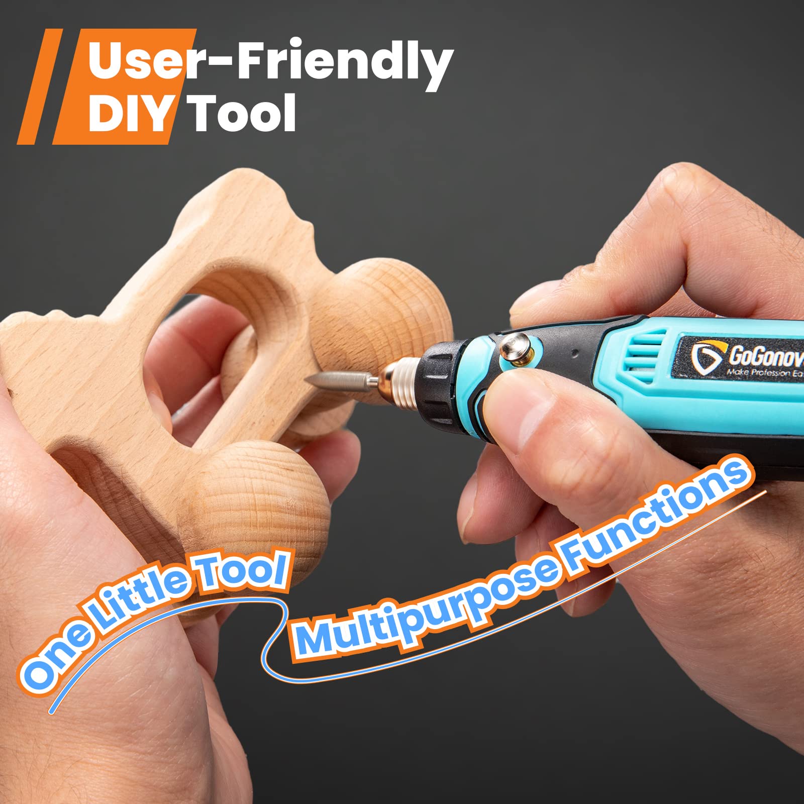 Buy 4V Cordless Rotary Tool, GoGonova AntiBlocking Rotary Tool Kit 72