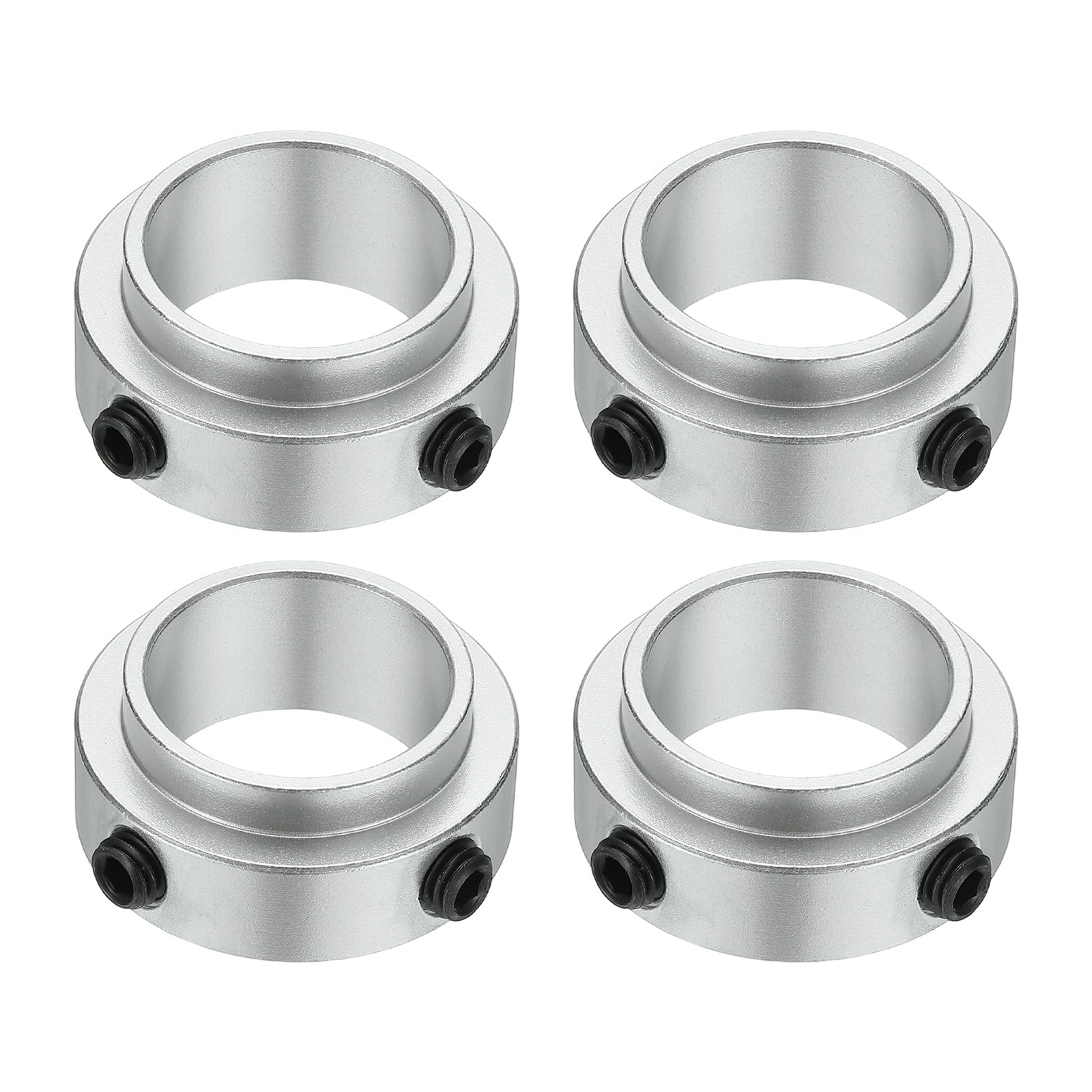 Collares de bloqueo de eje de aluminio 1 3/16 pulgadas para guiado mecanico y poleas 7