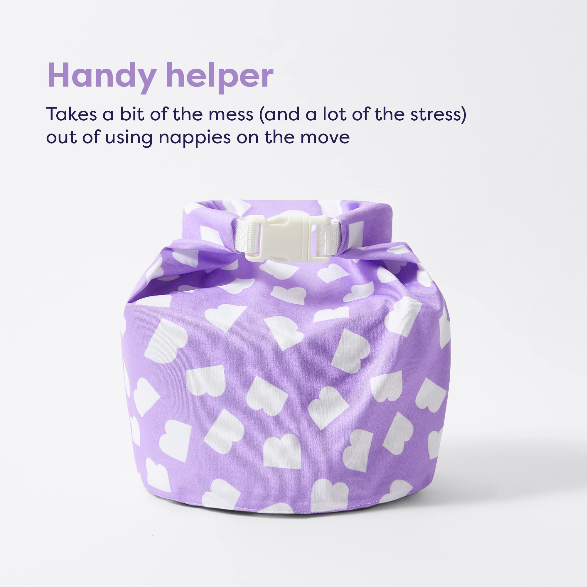Bambino Mio, Out & About Wet Bag - Travel, Waterproof, Reusable Nappy Storage Bag, Brave - Image 2