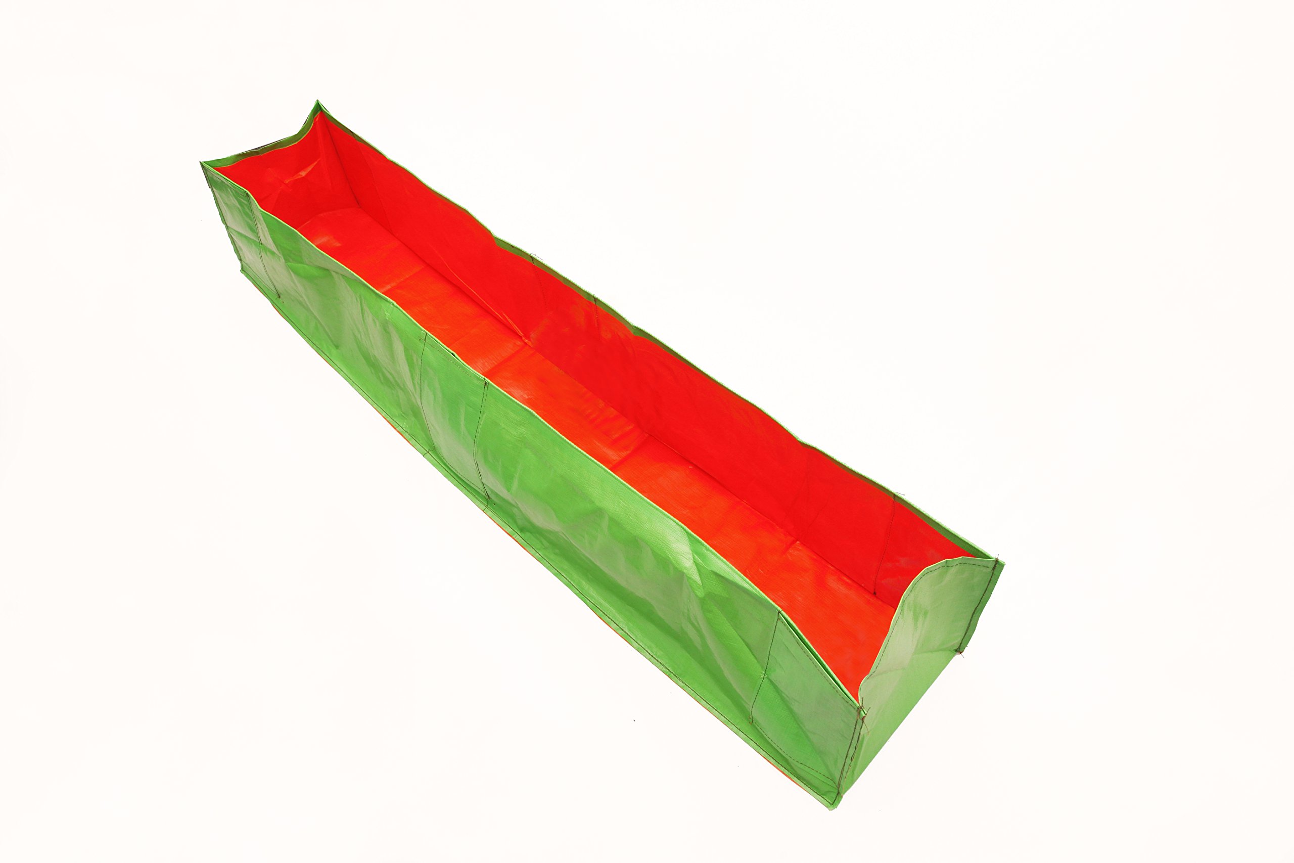 Bio Blooms Agro India Pvt.Ltd. 5x1x1 feet HDPE Rectangular Grow Bags for Terrace Gardening |1 Piece | Green & Orange Color | Outdoor Use (B077HVZLLK) Amazon Price History, Amazon Price Tracker