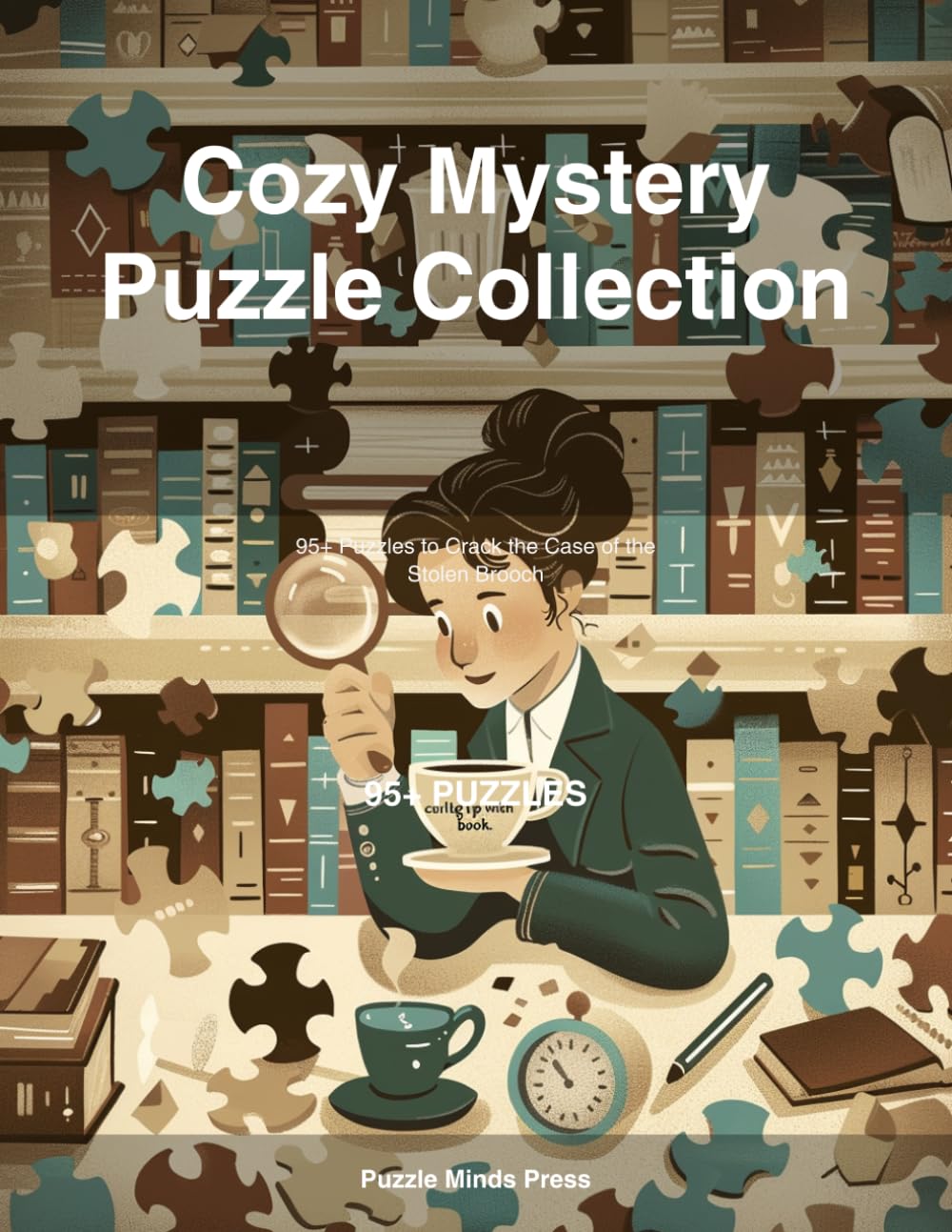 Cozy Mystery Puzzle Collection: Solve Puzzles to Crack the Case in This Immersive Adventure: Logic Puzzles, Word Games, and Brain Teasers with a Charming Mystery Storyline