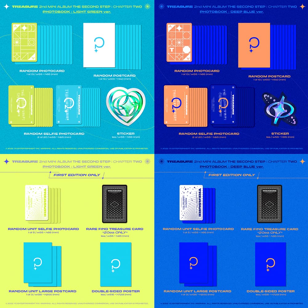 Amazon.com: TREASURE 2nd MINI ALBUM [THE SECOND STEP : CHAPTER TWO
