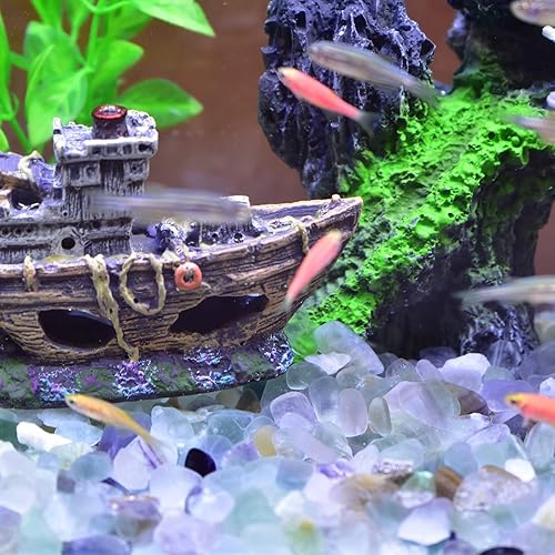 Vista 320 de Juego de piedras pulidas para chakras de 0.6 pulgadas, 7 piezas de piedras pulidas naturales y cristales a granel para curación, reiki, meditación