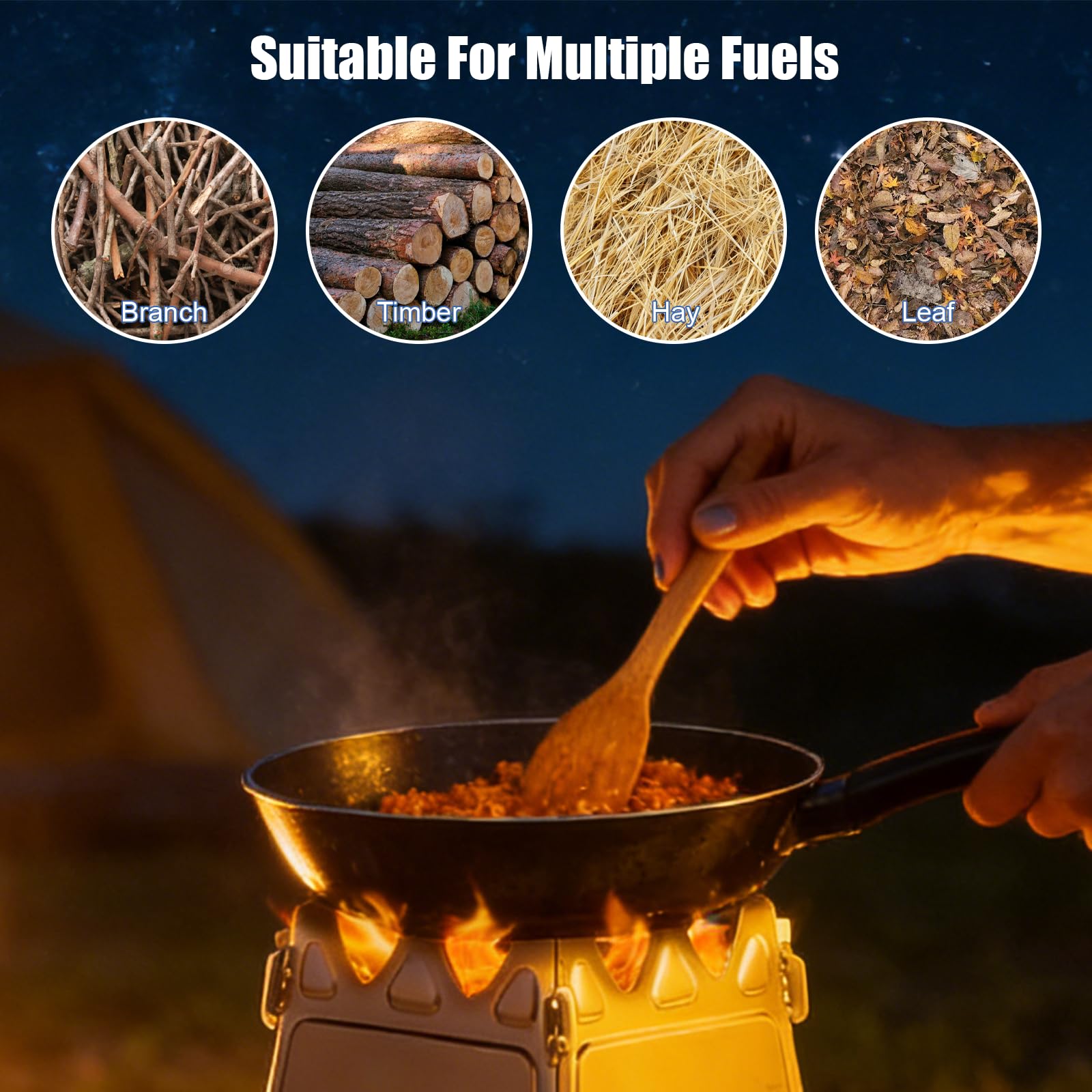 Mini stufa a legna da esterni, piccola stufa a tenda per fornelli, fornelli da campeggio, pieghevole e portatile, carburatore compatto per picnic, barbecue, campeggio, escursioni, viaggi, attrezzature