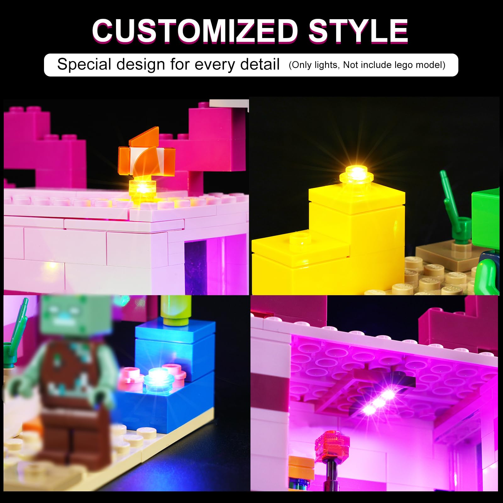 Amazon.co.jp: Rorliny LED Light Kit Lego 21247 Aholotle House