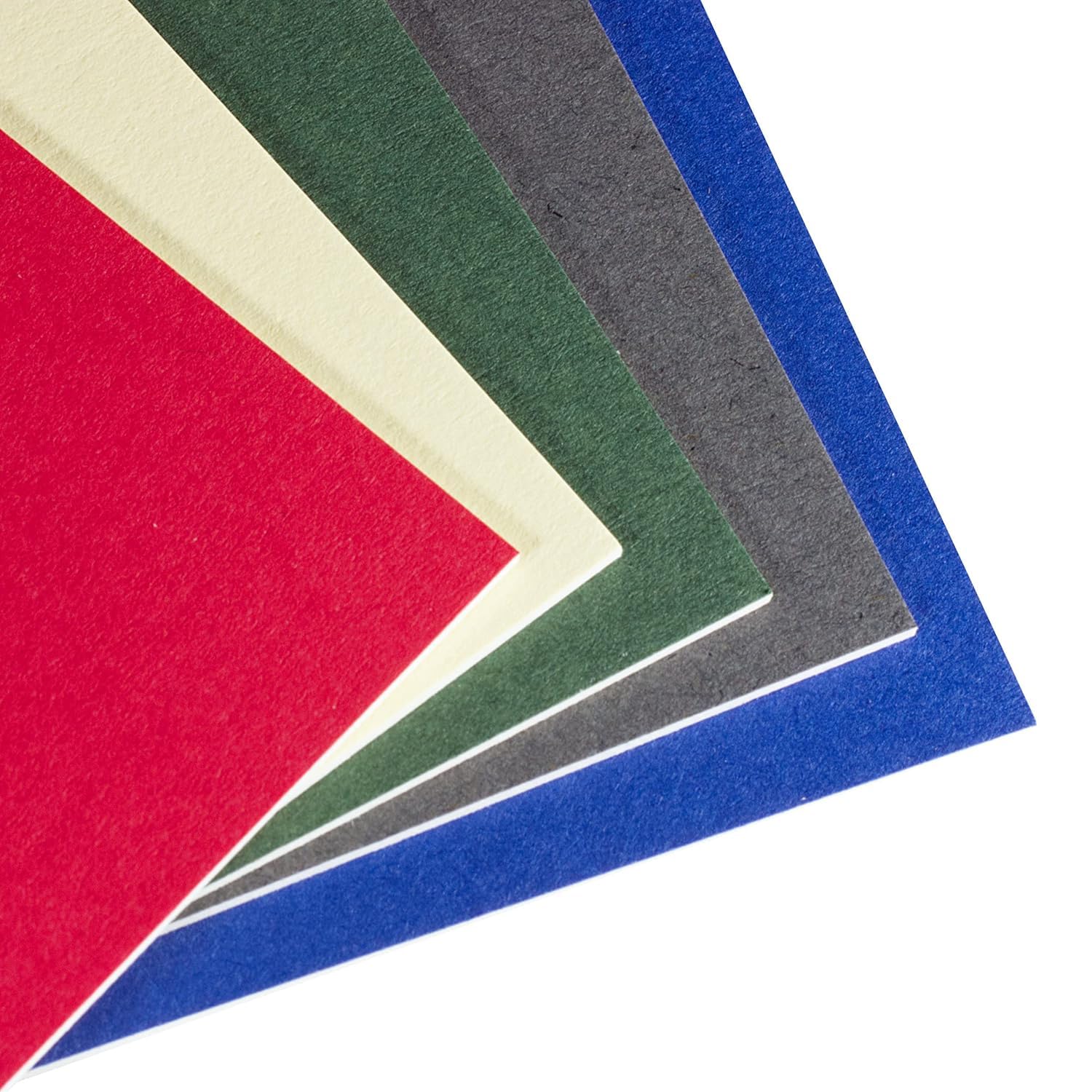 10 X A2 Assorted Graduate Mountboard RED, Black,Green, Ivory,White,Blue