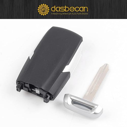 Miniatura 7 de Dasbecan Llavero de repuesto compatible con Dodge Ram 1500 Smart Car 2019-2022 con control remoto de entrada sin llave, arranque remoto 68442907