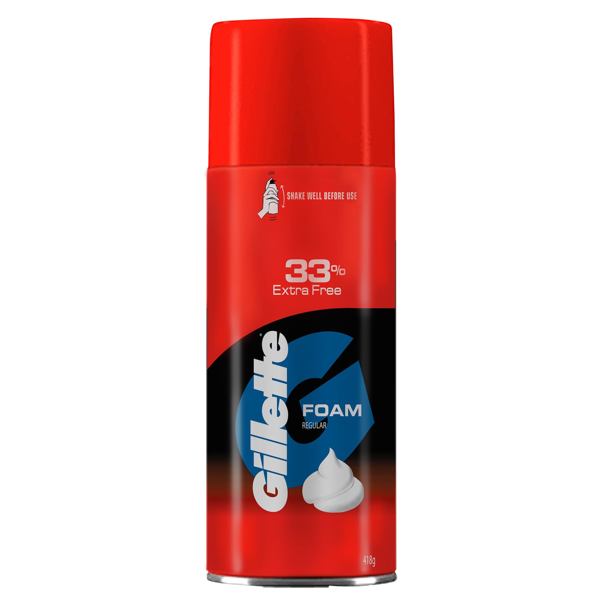 Classic Regular Pre Shave Foam, 418g with 33% Extra Free