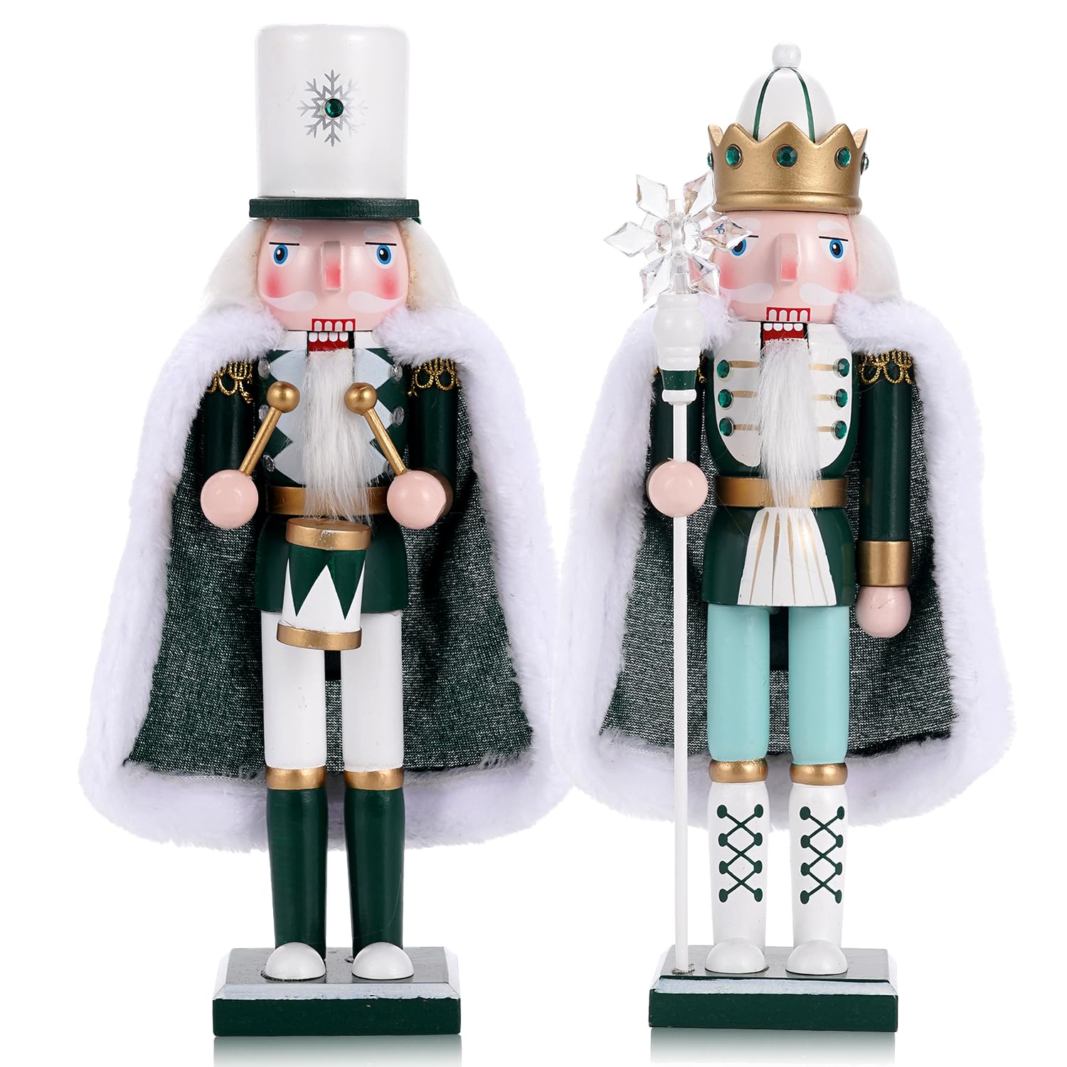 Décoration de Noël en bois soldat casse-noisette figurine traditionnelle 30cm