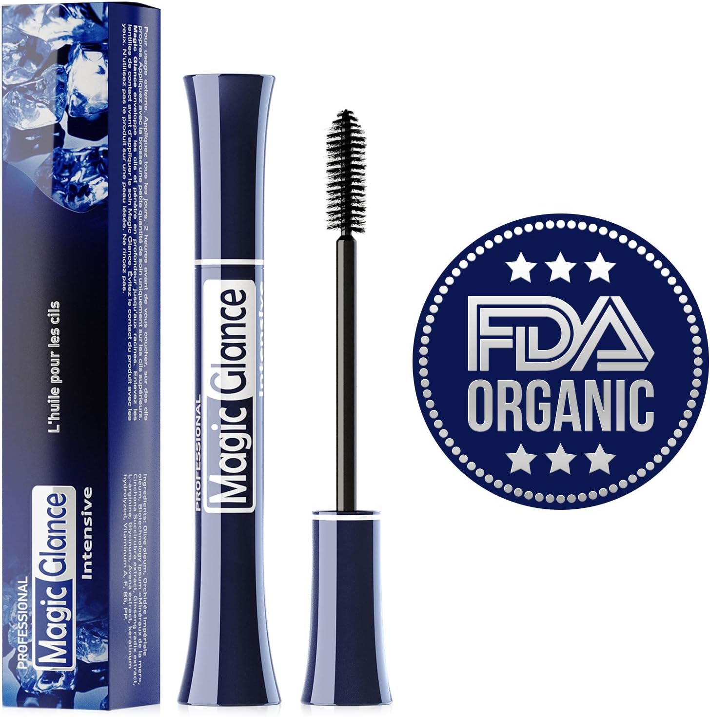 Magic Glance - Eyelash Growth Serum - Lash Boost Enhancer For Longer Lashes And Eyebrows - Fast Results In 10 Days