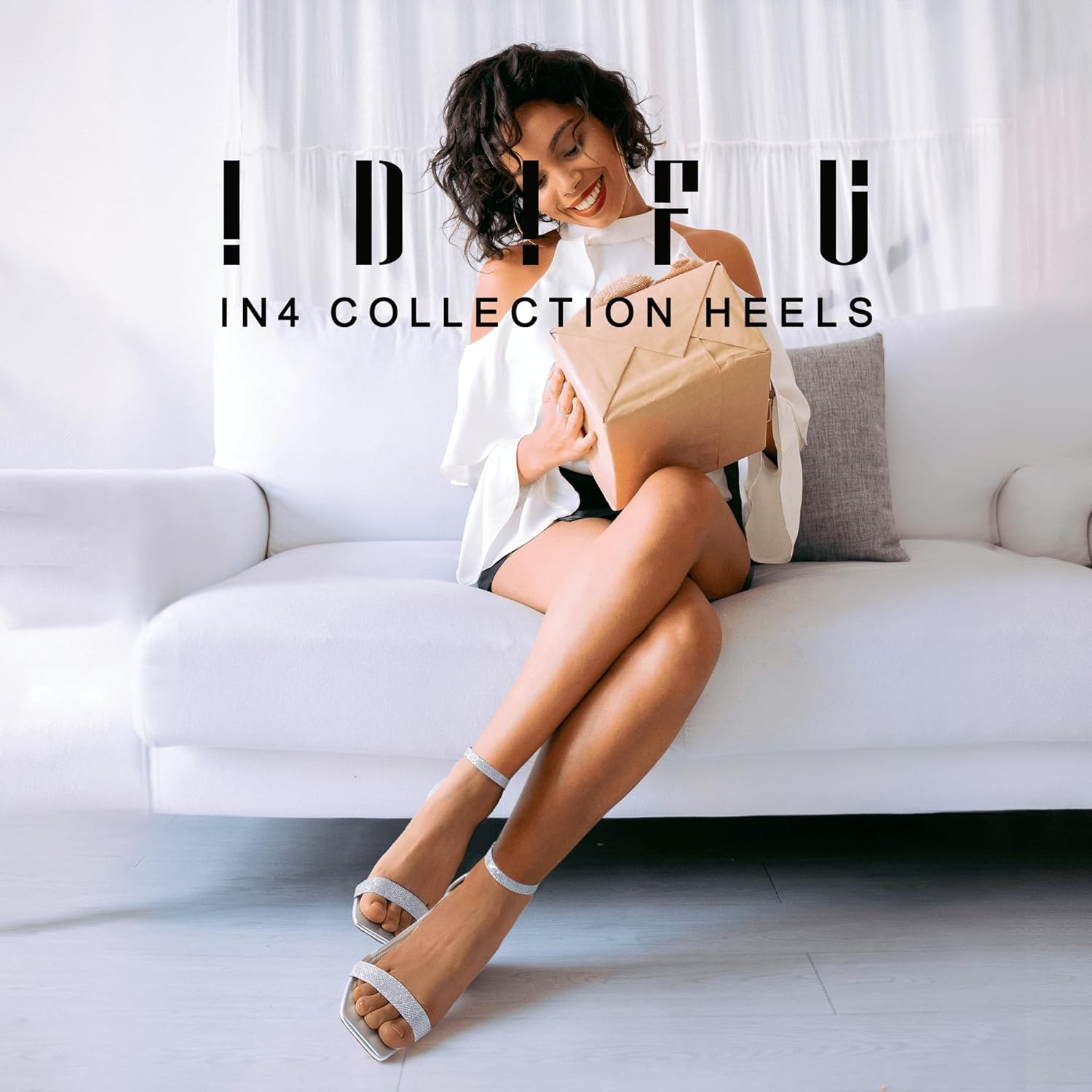 IDIFU IN3 Chunky Block Heels Wedding Party Dress Heeled Sandals - Image 2