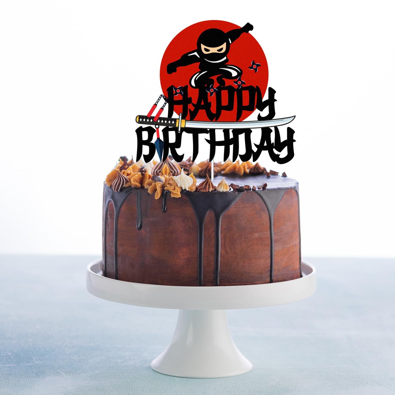 Confetti! Décoration De Gâteau D'anniversaire Sur Le Thème Du Kung