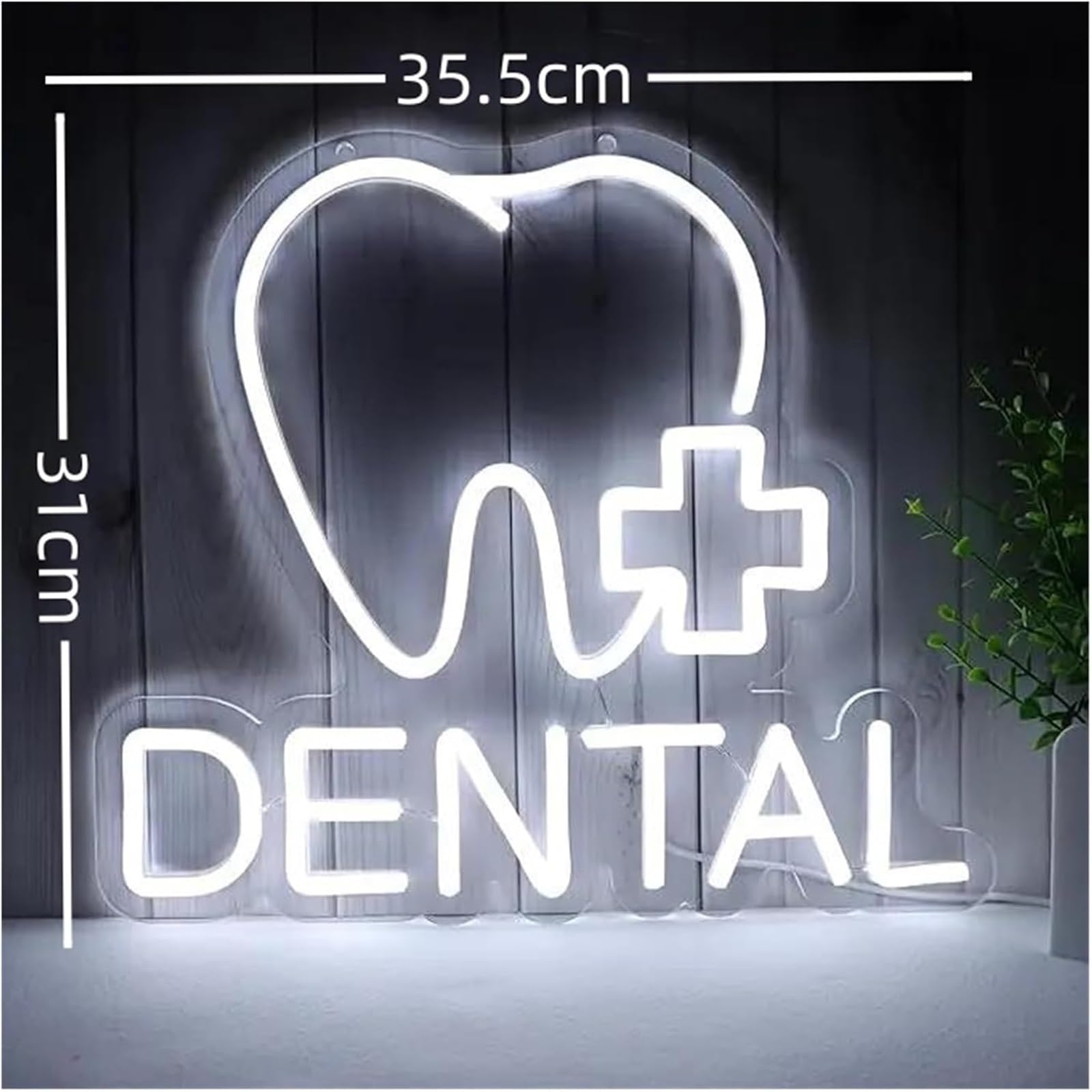 Per insegne al neon, luci decorative dimmerabili per mobili da dentista