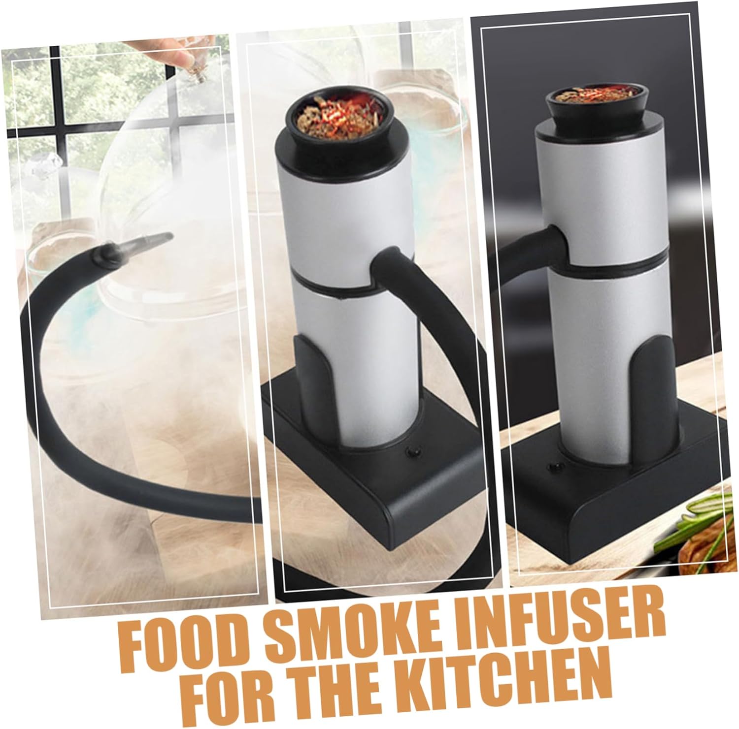 Portable Generator Wood Dust Smoke Gun for Whiskey Smoking Home Kitchen Smoking Cooking Tools