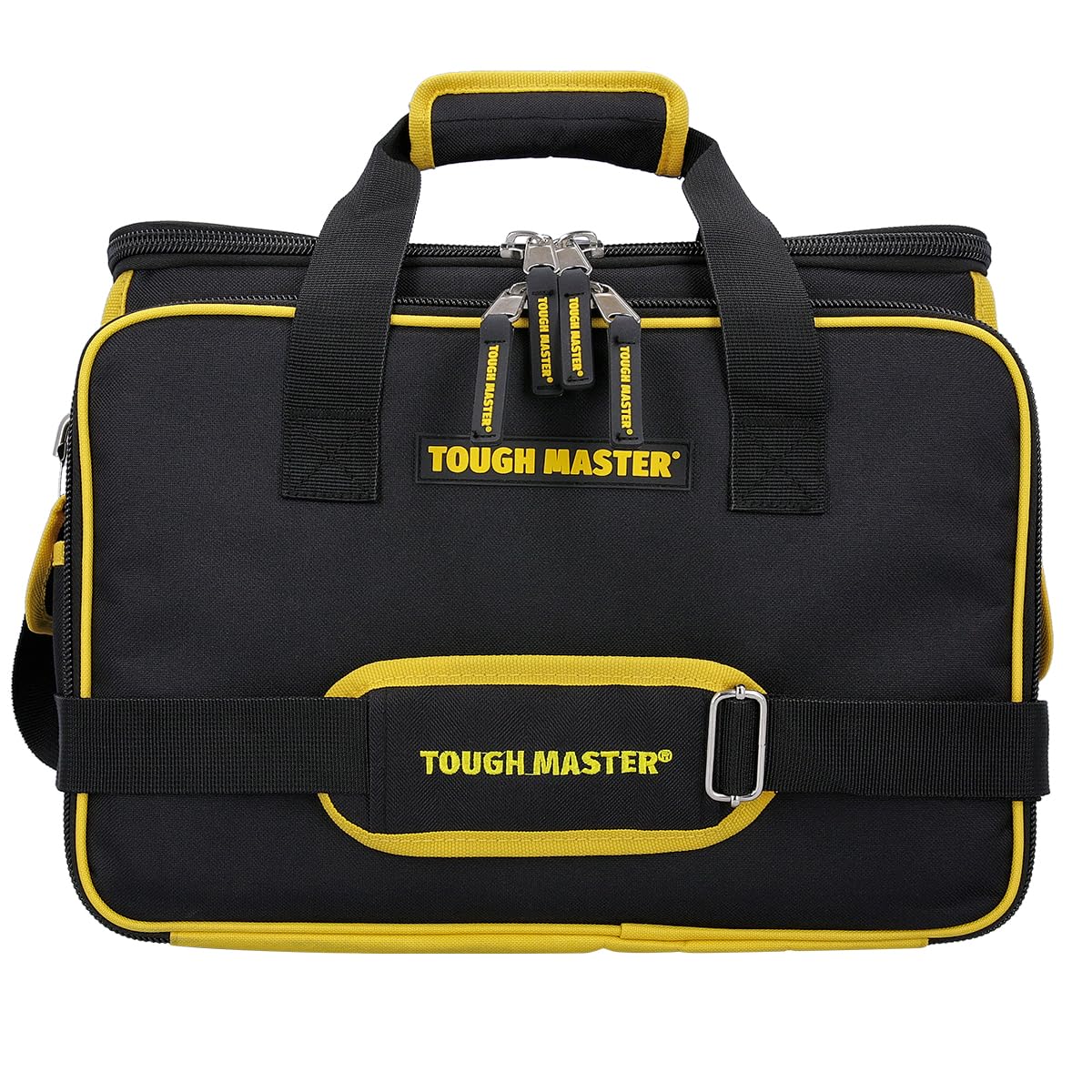 Tool Bag 16" Inch 41 Multi Pocket With Padded Handle & Rubber Feet, Multifunctional Tool Storage Organiser Technicians Electricians Toolbag with Removable Shoulder Strap (16 Inch Tool Bag)