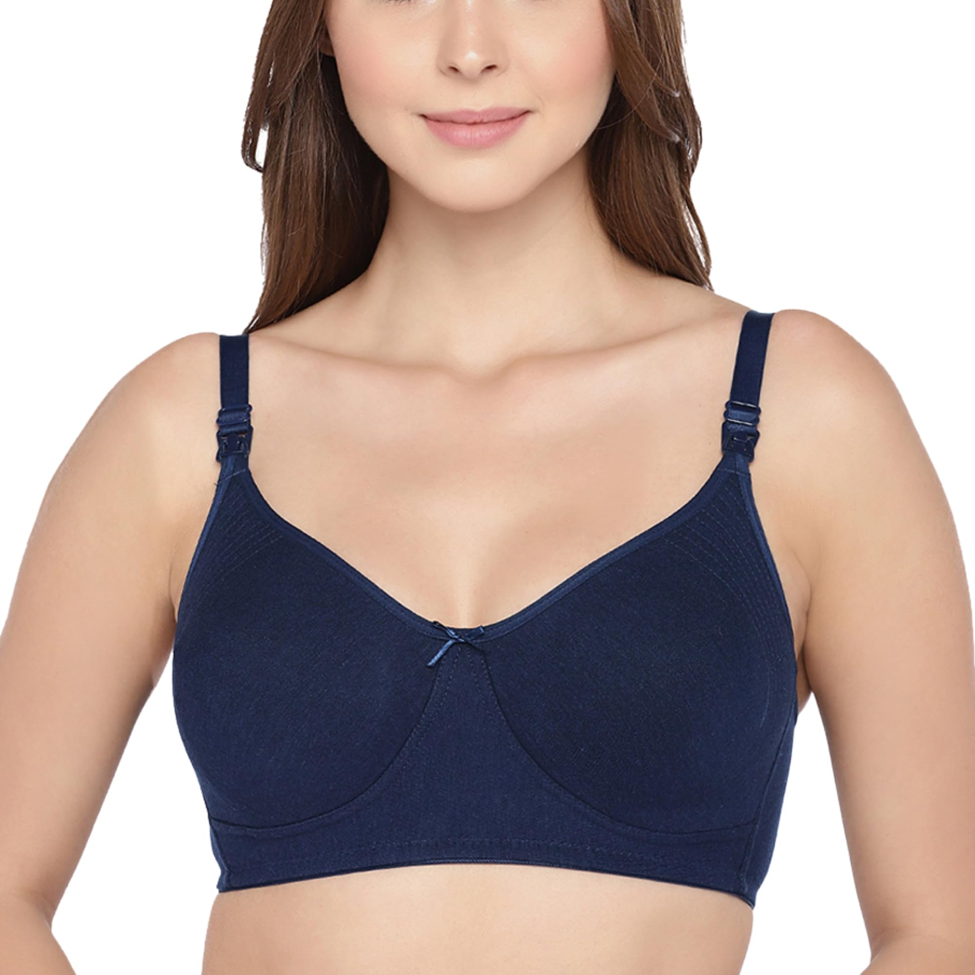 Organic Cotton Bamboo Feeding Bra for Women Full Coverage I Encircled Nursing Bra for Women with Side Support and Wirefree Design I Non Padded Maternity Wear-image-27