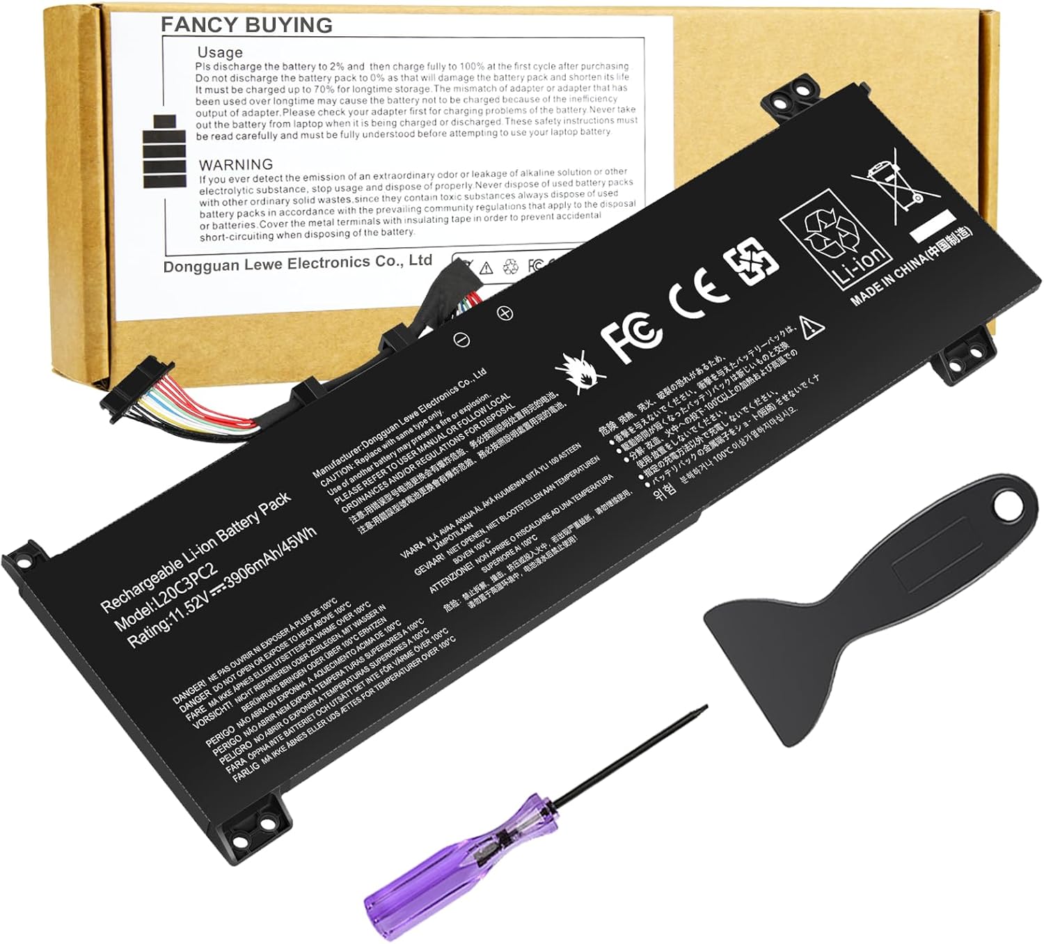 L20C3PC2 L20D3PC2 L20M3PC2 SSB10X55571 SB11B96717 5B11B96715 5B11B96719 Laptop Battery for Lenovo Ideapad Gaming 3i 3-15ACH6 3-15IHU6 Lenovo Legion 5-15ITH6H 5-15ITH6 5-15ACH6H 5-15ACH6 5-15ACH6A