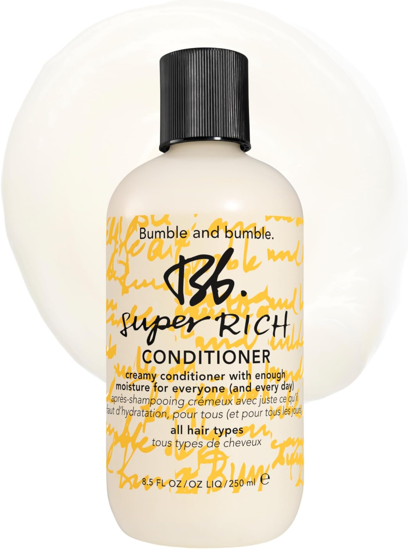 Super Rich Hair Conditioner For Every Day | Detangles | Adds Moisture and Shine | For All Dry Curly, Wavy, Straight Hair Types | With Glycerin + Avocado Oil
