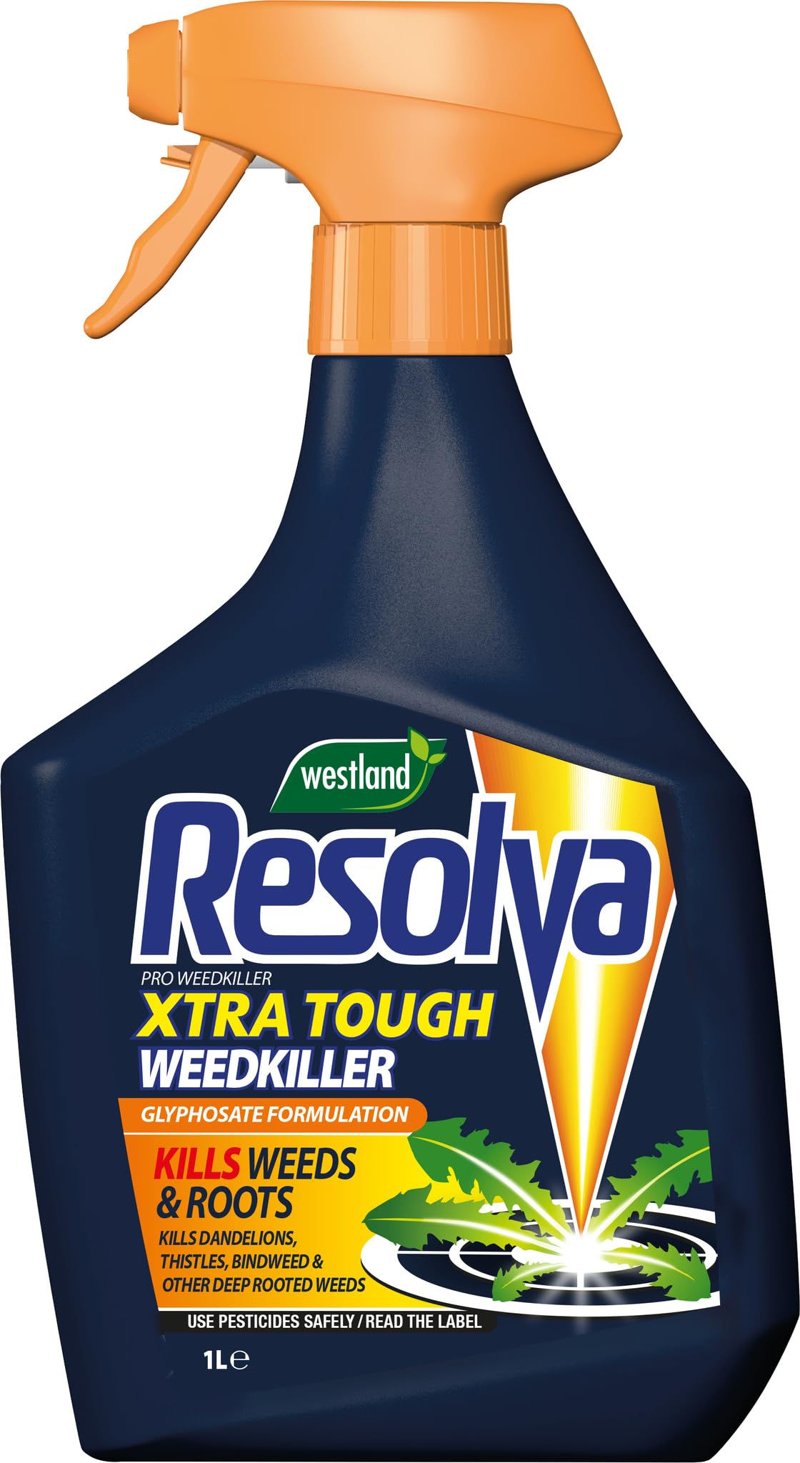 1L Xtra Tough Weed Killer Spray,Ready To Use, Non-glyphosate Systemic Treatment