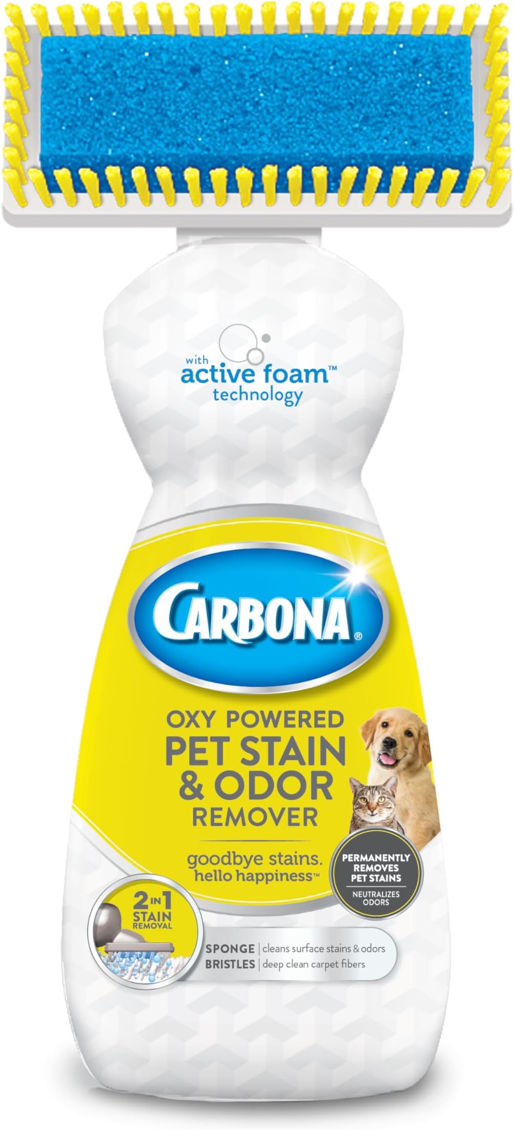 Carbona Oxy-Powered Pet Stain & Odor Remover | Carpet Cleaner for Pets | 13.5oz