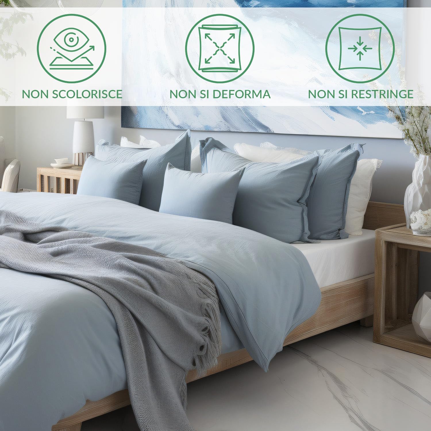 Lenzuolo con Angoli - 90 x 200 cm - Lenzuolo Elasticizzato in Raso di Cotone - Liscio - Lucido - per Materassi fino a 20 cm - Bianco