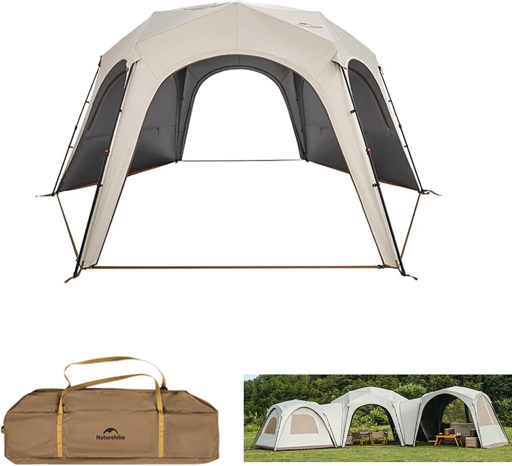 Naturehike ワンタッチタープテント 10㎡お得set Amazon.co.jp: Naturehike タープテント 10㎡大空間 ワンタッチ