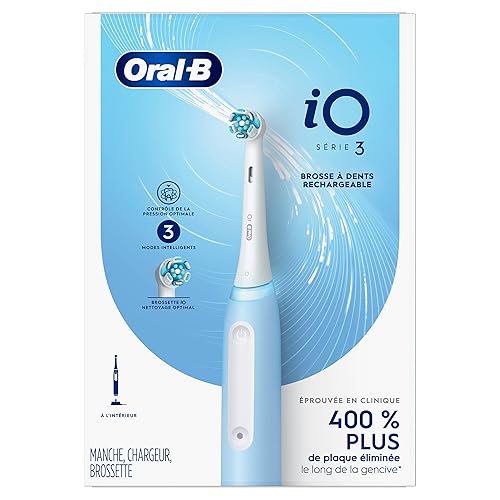 Miniatura 9 de Oral-B iO3 Cepillo de dientes eléctrico 1 con 1 cabezal de cepillo Ultimate Clean y 1 cargador
