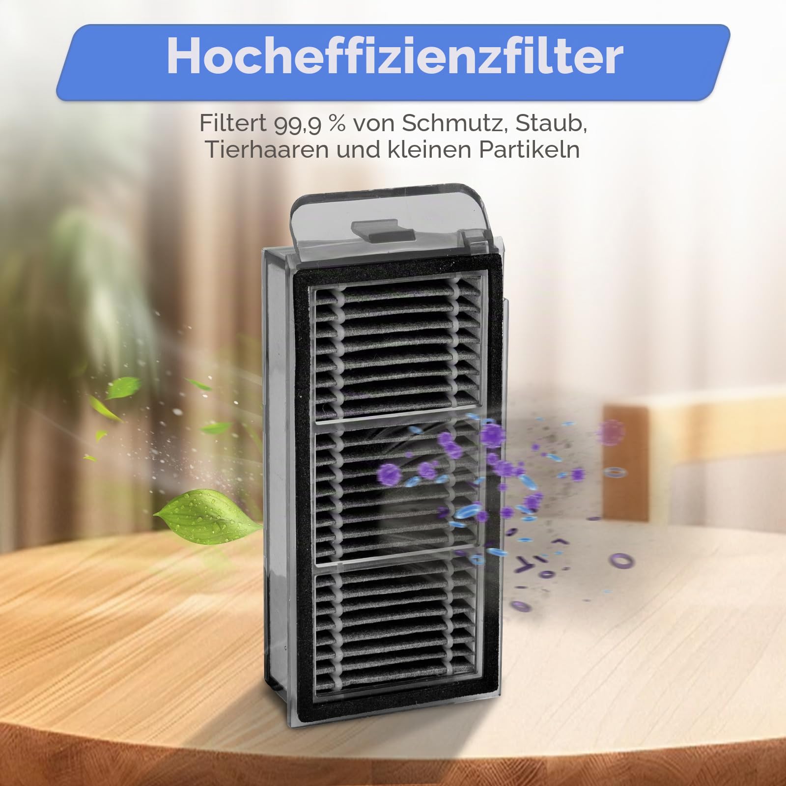 (4 Stück) X50 Ultra Ersatz-HEPA-Filter Kompatibel mit Dreame X50 Ultra/ L40S Pro Ultra/ X50 Mmaster/ L50 Pro Ultra Saugroboter, Filter-Set, Filter-Zubehör-Set