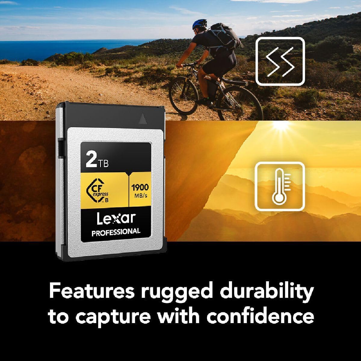 Lexar - SUNEAST CFexpress Type Bカード 2TB Amazon | Lexar CFexpressカード Type-B 2TB GOLD 最大読出速度