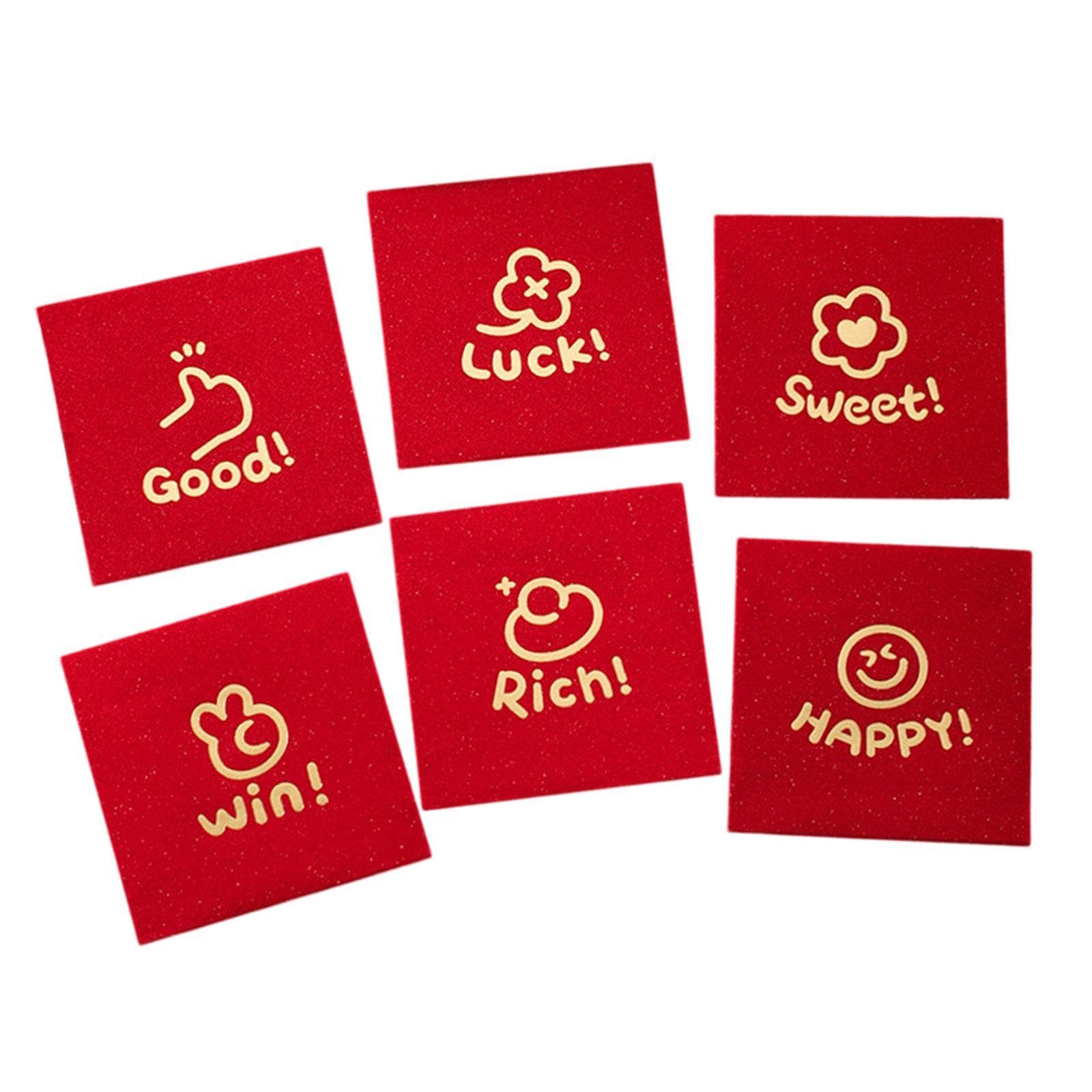 THE STYLE SUTRA 6 Pieces Spring Festival Red Envelopes for Party Lantern Festivals Birthdays-image-39