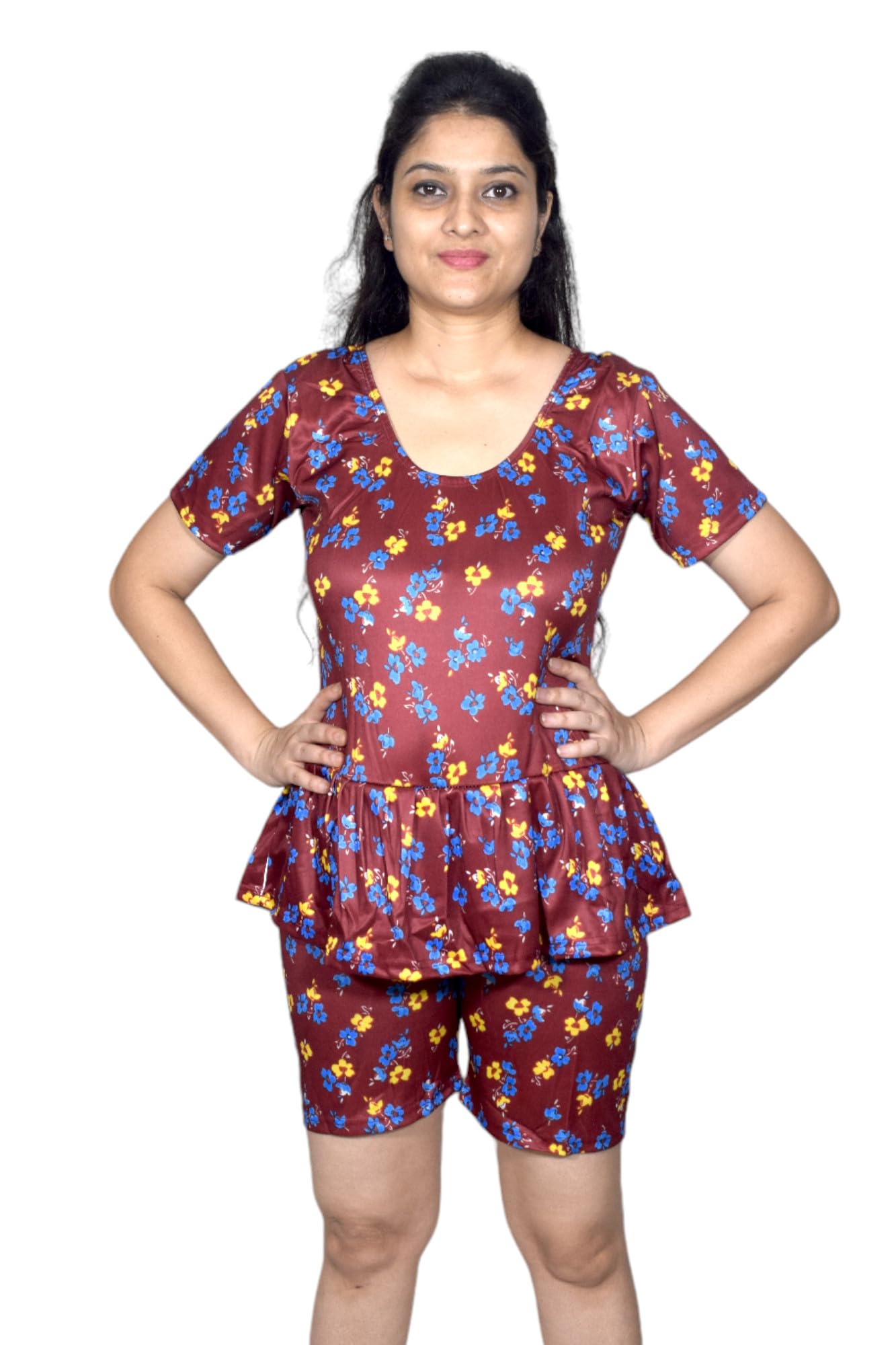 Aqua Holic Regular Fit Spandex Printed Swim Dress for Women | Swimming Suit | Adjustable, Breathable, Quick Drying Swim Suit for Swimming, Waterpark, Beach-image-43