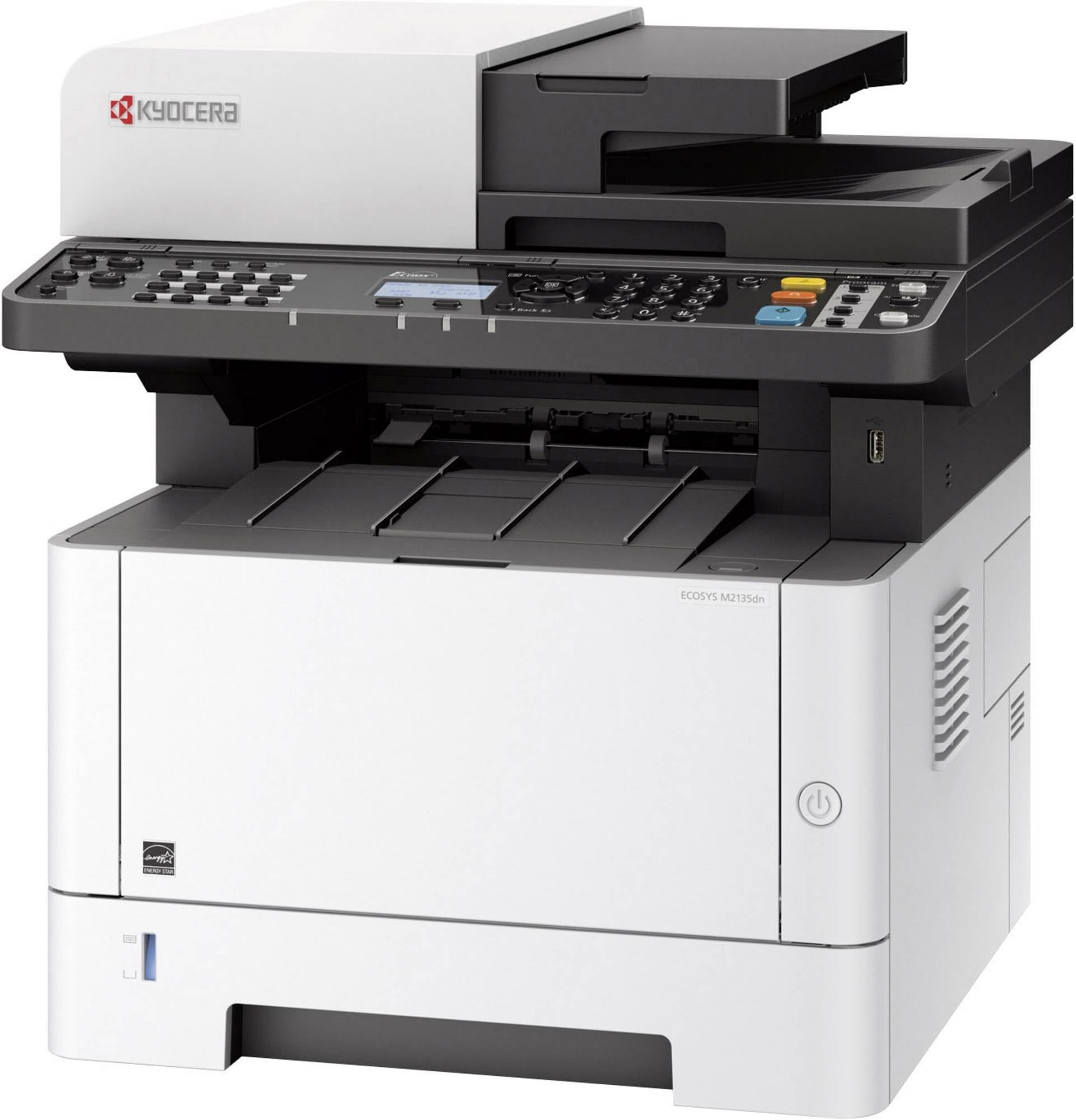 Kyocera Klimaschutz-System Ecosys M2135dn Multifunktionsdrucker Schwarz-Weiß. Drucken, Kopieren, Scannen. Inkl. Mobile-Print-Funktion
