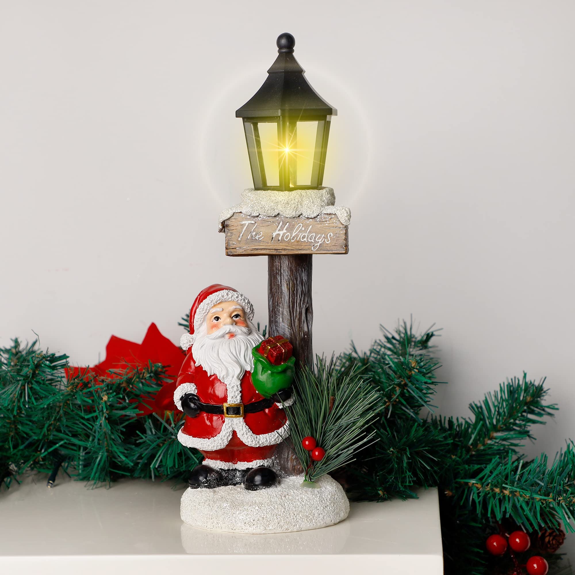 Buy Prsildan Christmas Indoor Decorations, LED Lights Santa Claus