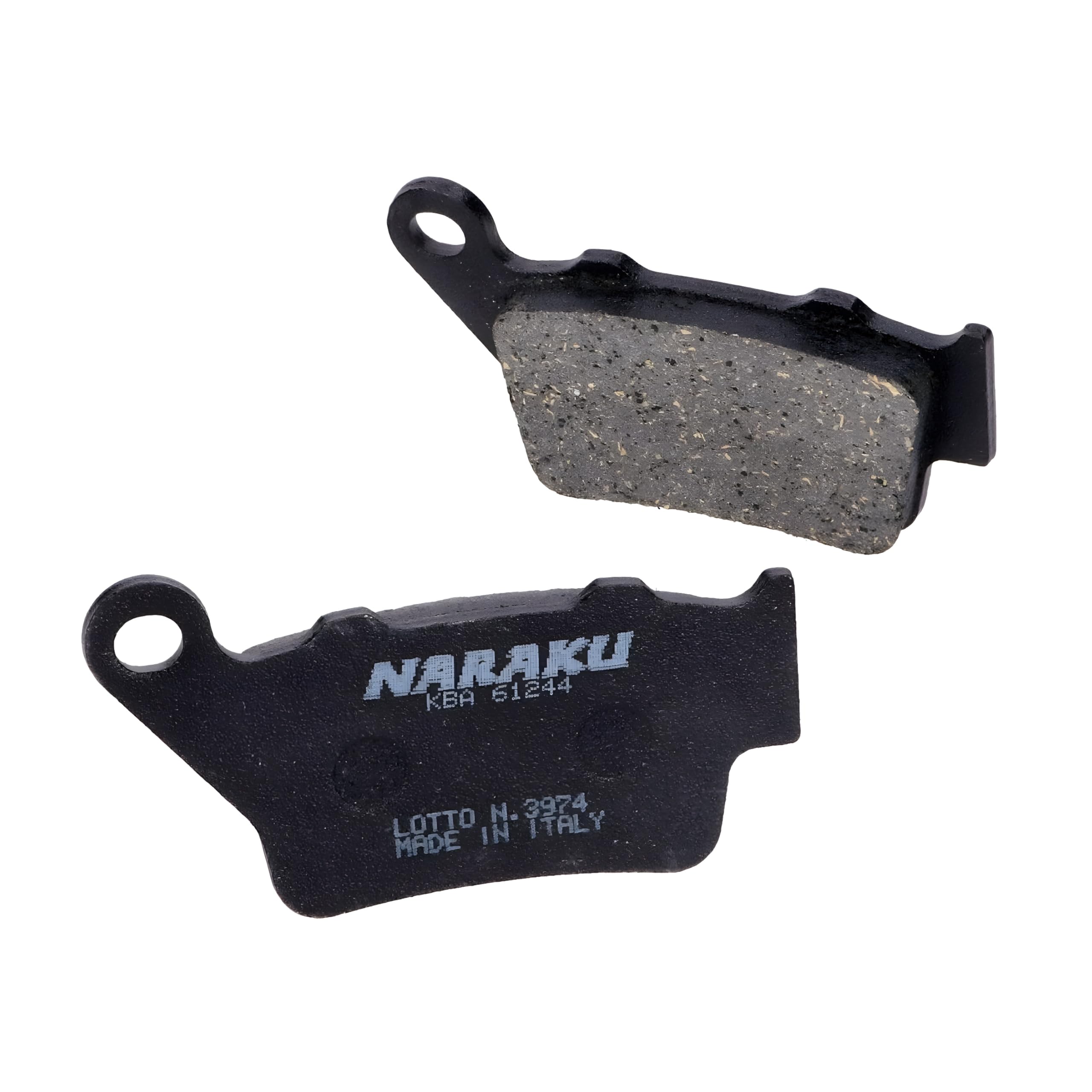 Bremsbeläge Naraku organisch, hinten für KTM Duke 125, 390