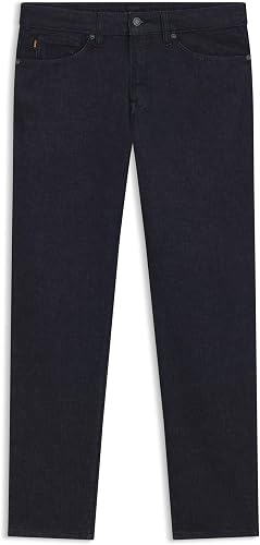 BOSS Mens Re.Maine BC-C Maine Pure-Blue Regular-fit Jeans…