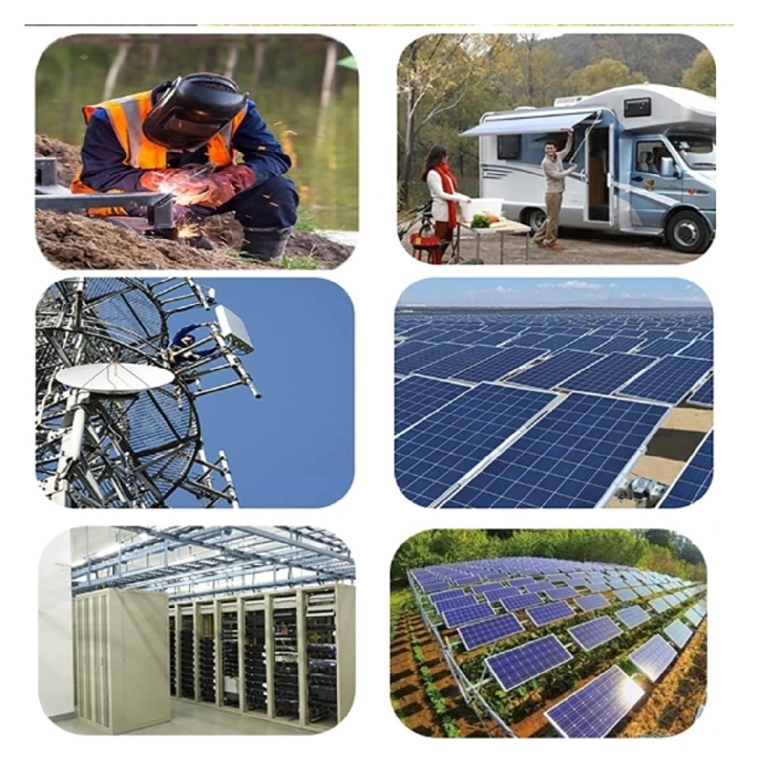 Onduleur Solaire Hybride 4000 W DC 12 V 24 V 48 V 60 V 72 V vers AC 220 V Chargeur 5 KW À Onde Sinusoïdale Chargeur Portable 12 V 220 V(12V,220V(60HZ),Europe)