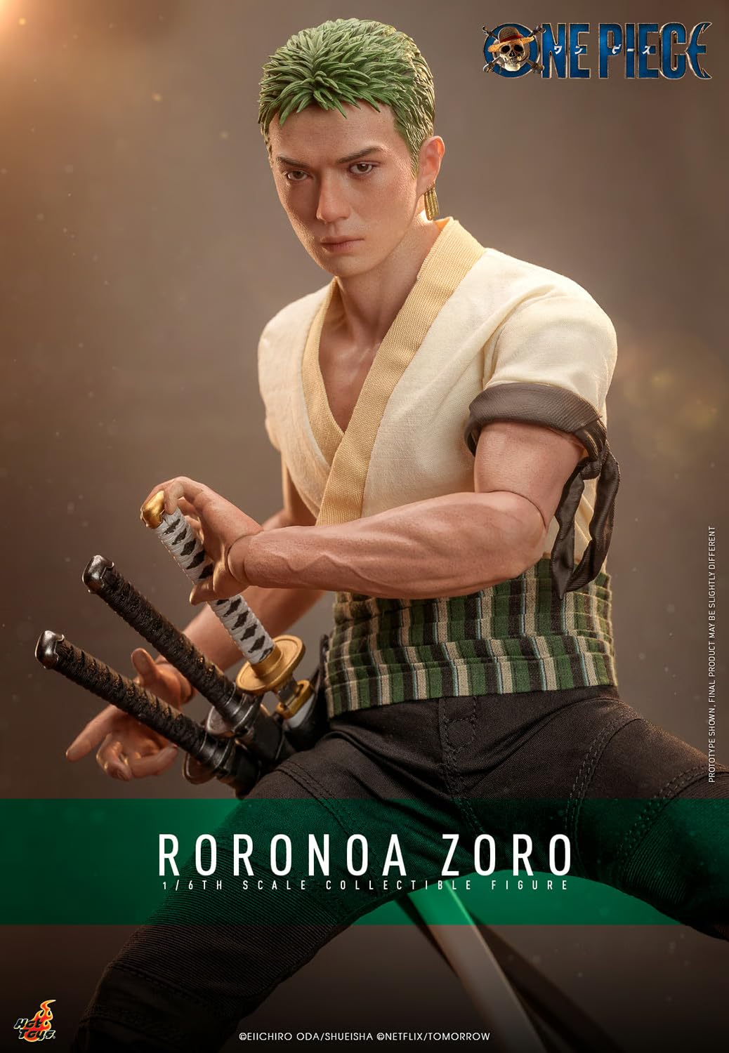 Amazon.com: Hot Toys One Piece (Netflix) Figurine 1/6 Roronoa Zoro