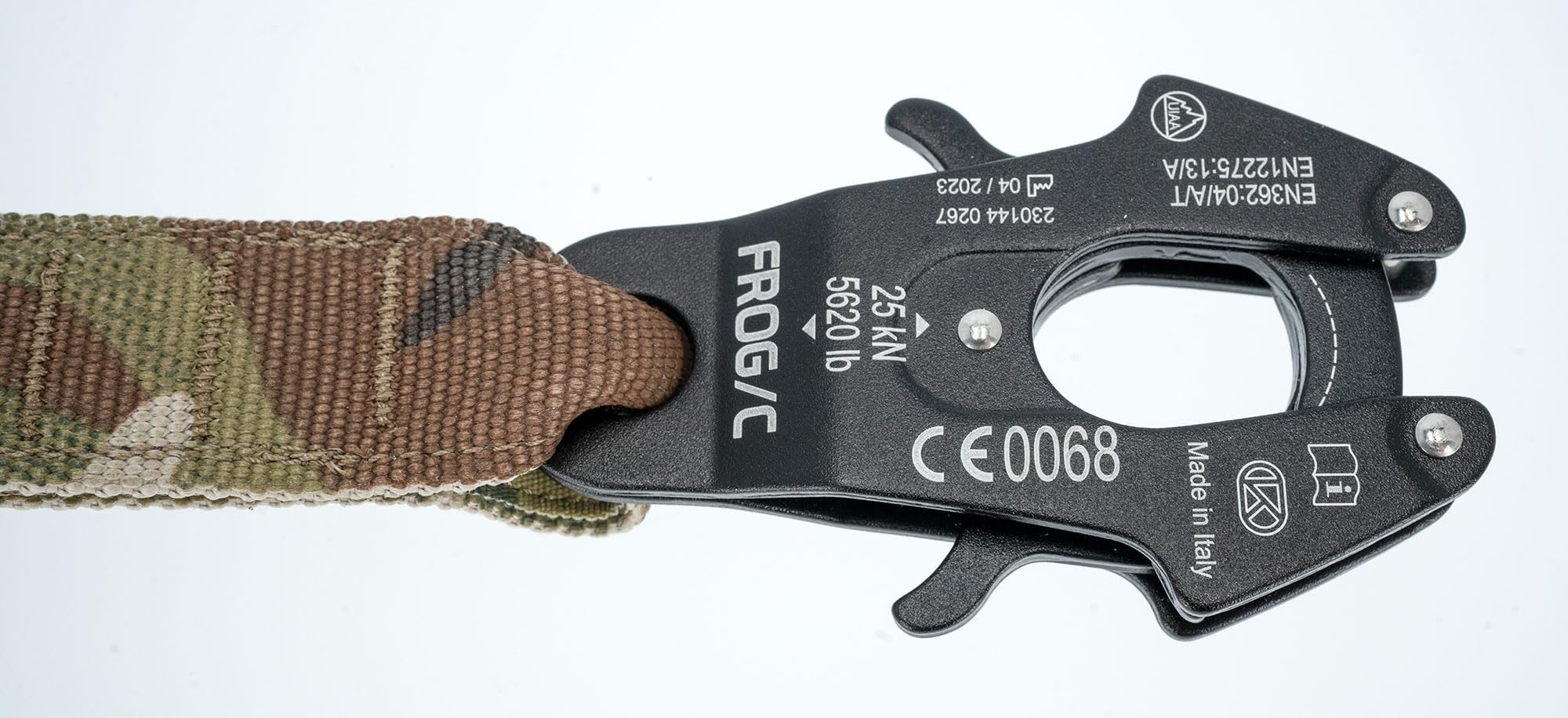 WARRIOR - A.S. Multicam Personal Retention Lanyard (arnés de seguridad) para militares, policías y entusiastas de las tácticas en verde, marrón y negro de nailon