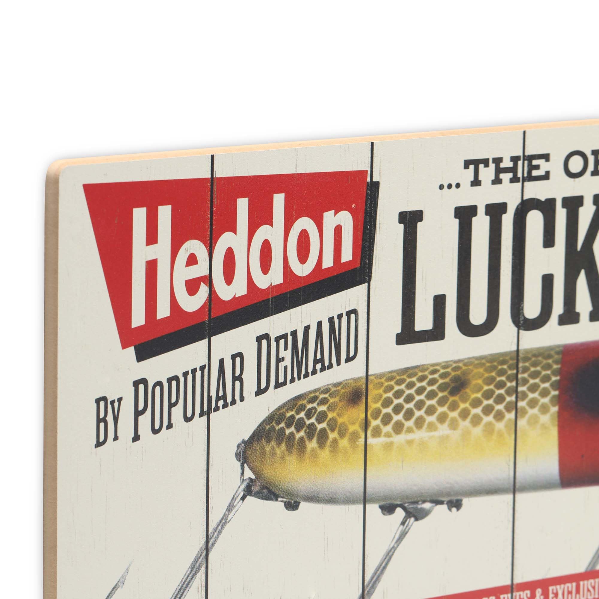 Amazon.com: Heddon Fishing Lure Lucky 13 Wood Wall Decor