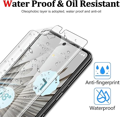 Miniatura 3 de Paquete de 3 protectores de pantalla para Google Pixel 7 Pro, protector de pantalla de TPU suave (no vidrio), antiarañazos, alta definición, sin