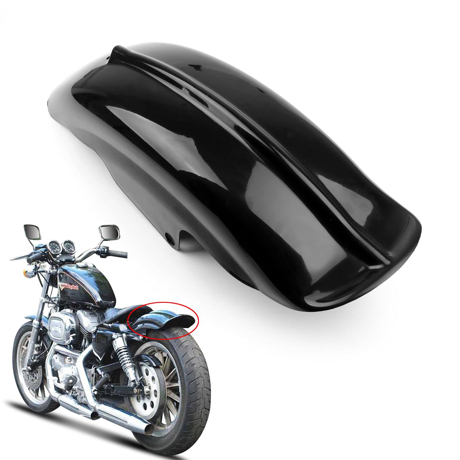 Amazon | Frezon リア フェンダー 泥除け マッドガード 適用Harley