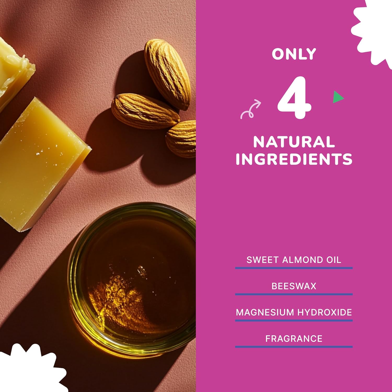 MAGSOL Natural Deodorant for Kids and Teens, Aluminum Free, Baking Soda Free, Magnesium Deodorant for Girls, Gentle for Sensitive Skin, Long Lasting Odor Protection, Enchanted Dreamer 2.6 oz - Image 4