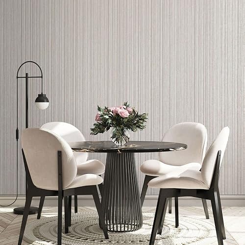 Miniatura 5 de CONCORD WALLCOVERINGS  Muestra solo para fines de exhibición - Papel tapiz geométrico con textura moderna, brillo de pared de vinilo y mica,