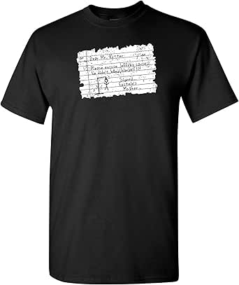 Amazon.com: Jeffrey Epstein's Mother's Note Men's T-Shirt : Clothing