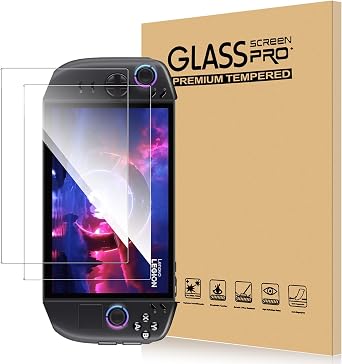 For Lenovo Legion Go 2 Film, Glass Film, Tempered Glass, High Transmittance, High Touch Sensitivity, 9H Hardness, Fingerprint Prevention, Greerass, Bubble Prevention, Water Repellent, Oil Repellent