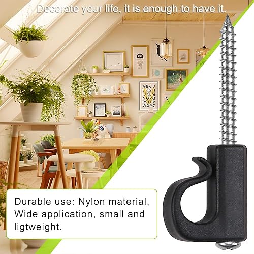 Miniatura 6 de BeneLabel 20 ganchos de luz de Navidad para plantas colgantes de jardín al aire libre, alambre de cuerda, tazas, utensilios de cocina, 1.9 in  26