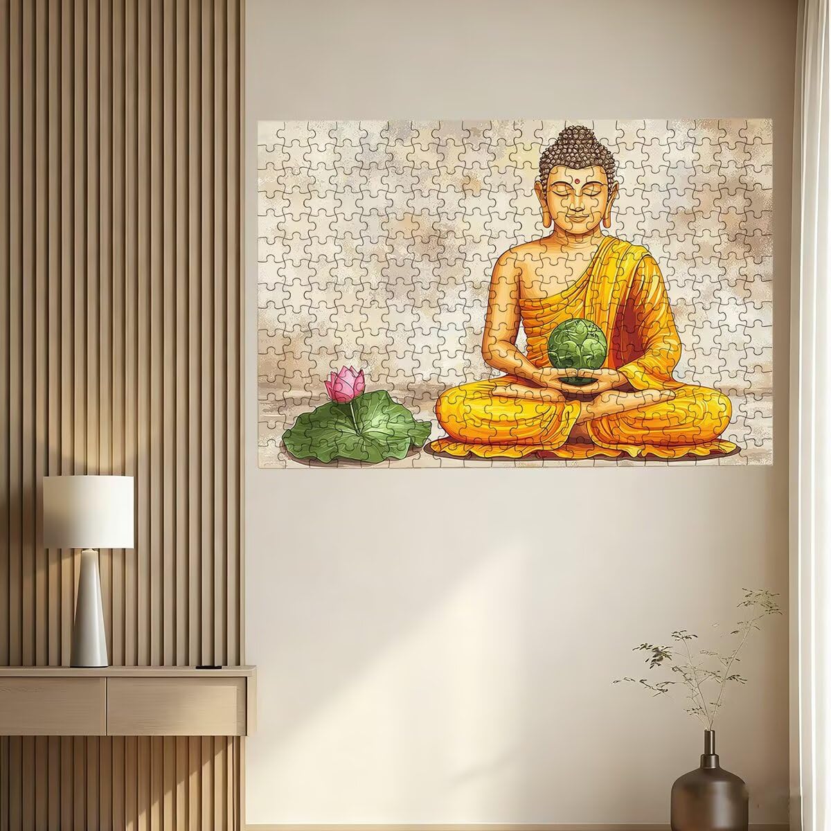 Puzzle 1500 sztuk retro drewniane puzzle lotosu klasyczne puzzle wyzwanie dla całej rodziny zabawki puzzle litery na plecach oryginalne prezenty dla mężczyzn dekoracja -1989