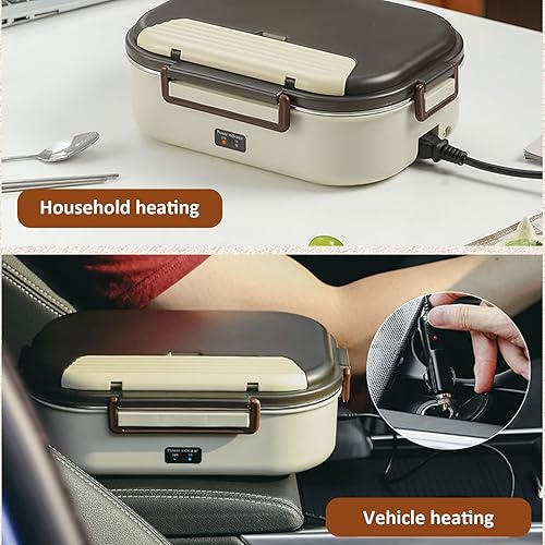 Miniatura 6 de Fiambrera eléctrica para cochecamiónhogar, calentador de alimentos portátil, lonchera eléctrica para hombre, calentador de caja de almuerzo para