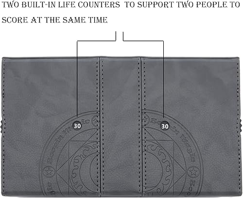 Vista 13 de Zoopin - Caja de 200 cartas para MTG, CCG, TCG, Yugioh... con dos contadores de vida integrados y dos bandejas de tarjetas más una bandeja de dados